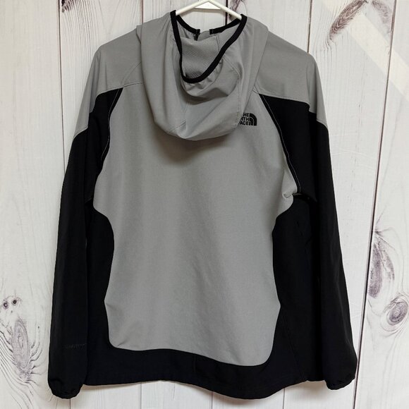 The North Face Nimble Hoodie Women’s XL Metallic Silver/Black EUC - Picture 4 of 11